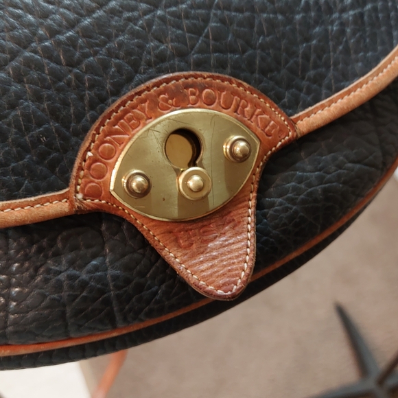 Dooney & Bourke Black and Tan Crossbody Bag - Picture 10 of 13